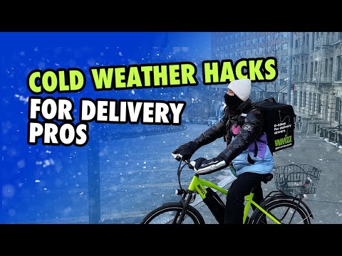 Cold weather survival tips for delivery riders. Ride with confidence this winter!