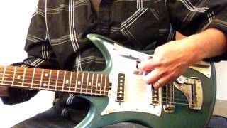 Video thumbnail for 1960's Teisco ET 230 Guitar Sharkfin Silvertone by johnnyangel69