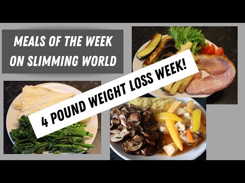 Meals of the week on Slimming World on a 4 pound weight loss week! | Low syn, quick and easy to make