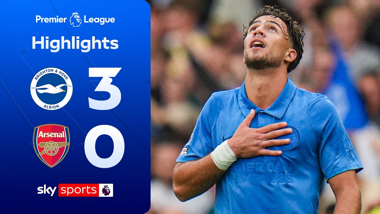 Impressive Seagulls STUN the champions! 👏 |  Brighton 3-0 Arsenal | Premier League highlights