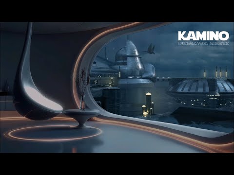 Kamino Observation Chamber | Thunderstorm & Rain Ambience - ASMR 12Hr Version