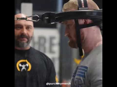 The new Iron Neck exercise tool Works! VIDEO EVIDENCE! ft. Joe Rogan | ♛purchmymerch♛ 🅼🅴🅼🅴 #Shorts