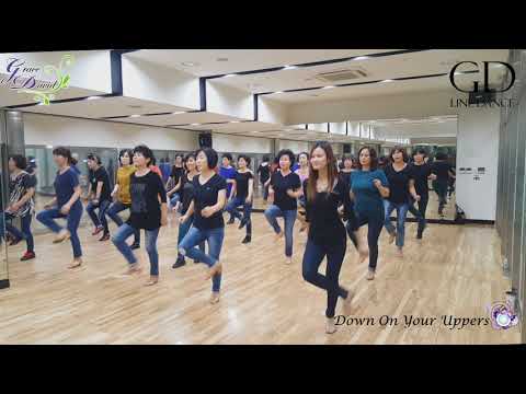 Down On Your Uppers - Line Dance (Dance & Count)