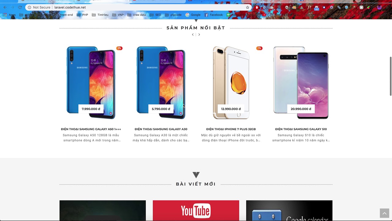 Bài 53 - Thống kê đánh giá sản phẩm - Website bán hàng Laravel