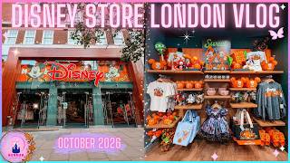 Disney Store London Shop Vlog October 2026 New In Halloween Parks Disney Merch C