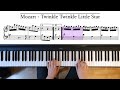 Twinkle Twinkle Little Star 1st Variation - Mozart (with Sheet Music)