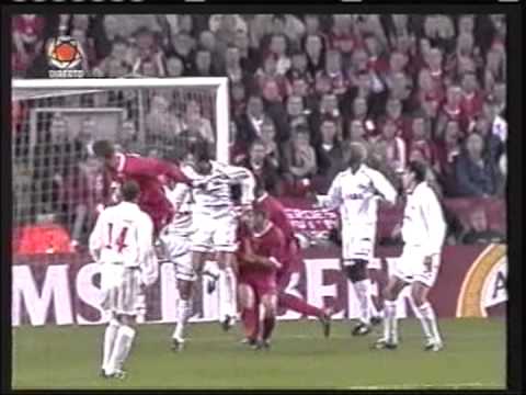2002 October 2 Liverpool England 5 Spartak Moscow Russia 0 Champions League