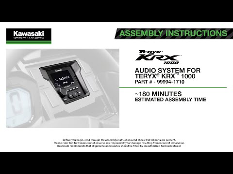 Kawasaki Hifonics Audio System - 2020-2026 Teryx KRX - 99994-1710