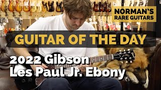 Video thumbnail for Guitar of the Day: 2022 Gibson Les Paul Jr. Ebony | Norman's Rare Guitars by Normans Rare Guitars