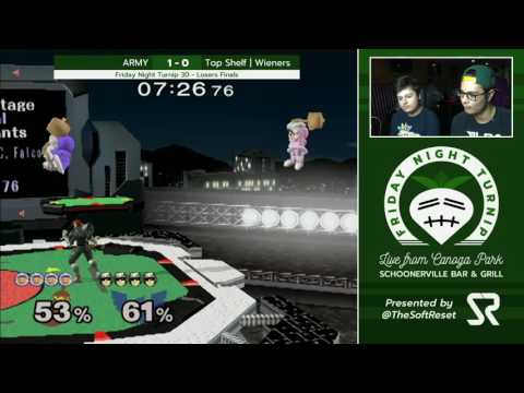 FNT 30 - ARMY (Ice Climbers) vs. Top Shelf | Wieners (C. Falcon) - SSBM Losers Finals - Smash Melee
