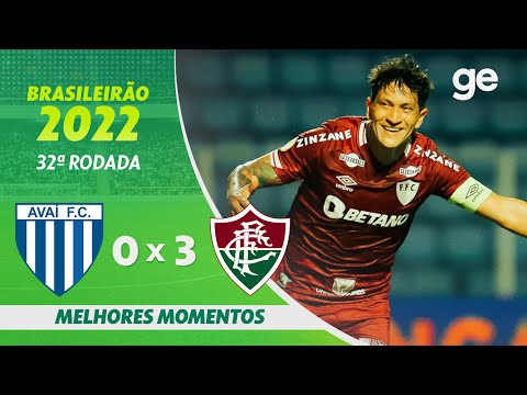 AVAÍ 0 X 3 FLUMINENSE | MELHORES MOMENTOS | 32ª RODADA BRASILEIRÃO 2022 | ge.globo