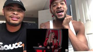 RADHA Floors Adam Levine with Jessie J&#39;s &quot;Mamma Knows Best&quot; - The Voice 2018 BA (REACTION)