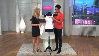 Breezies Curve & Contour Lace Trim Cami w/ Built-in Bra with Rachel Boesing