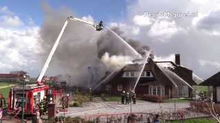 preview picture of video 'Woningbrand in Blokzijl'
