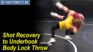 Shot Recovery to Underhook Body Lock Throw by Mitch McKee