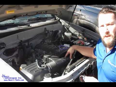 Toyota Lexus V34W Wired Secondary Air Injection Bypass Module Install - Hewitt Tech