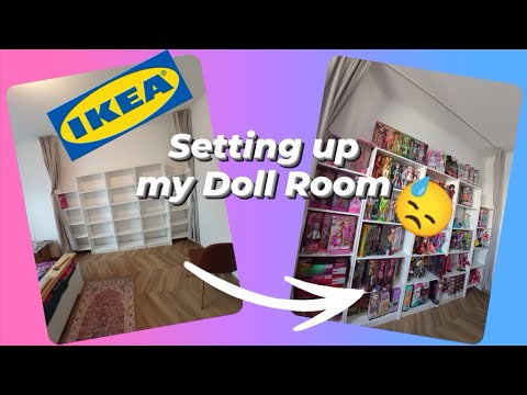 Doll Room Tour Doll Display Set Up - Trip to Ikea Doll Collection Overview Rainbow High Barbie Bratz