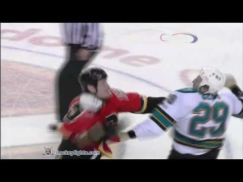 Ryane Clowe vs Tim Jackman
