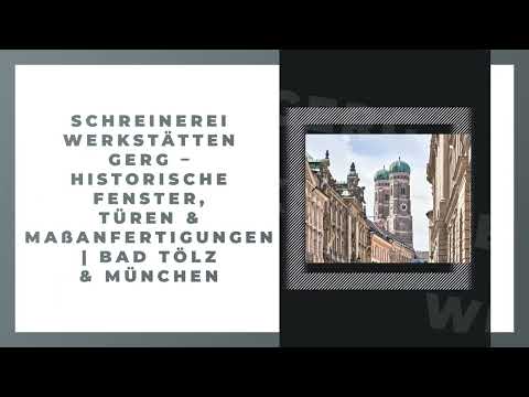 Werkstätten Gerg YouTube-Vdeominiatur 1