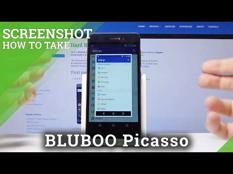 How to Capture Screen in BLUBOO Picasso – Take Screenshot