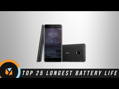 Top 25 Smartphones with the Longest Battery Life