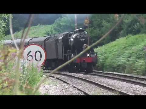Ex LMS 8F 2-8-0 48151 passing Kirkham Priory