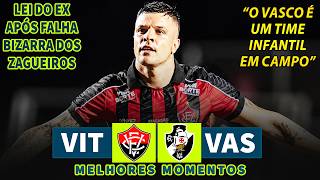 ZAGA BATEU CABEÇA EM LANCE MUITO BIZARRO | Vitória x Vasco | Melhores Momentos | Brasileirão 2026