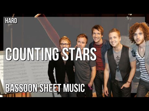 Bassoon Sheet Music: How to play Counting Stars by OneRepublic