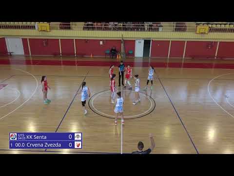 KKZ CRVENA ZVEZDA vs ZKK SENTA,   SRBOBRAN 28. 4. 2025  PIONIRKE 2010/2011. SEZONA 2024/2025. BARAZ.