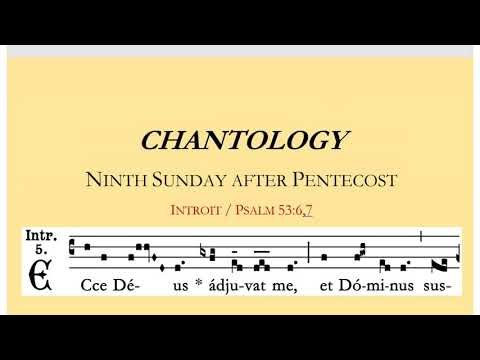 CHANTOLOGY - 9th Sunday after Pentecost (Introit)