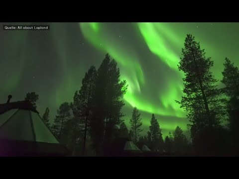 AURORA BOREALIS: Fantatsische Nordlichter über Finnland