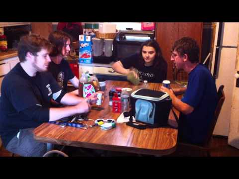 Sitting around the kitchen table....