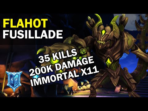 35 Kills 200K Damage flahot Drogoz Paladins Competitive (Diamond) FUSILLADE - Immortal X11