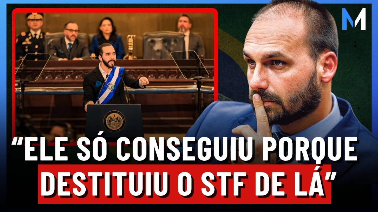 O PLANO DE BUKELE NO BRASIL: "É PRECISO DESTITUIR O STF" | Eduardo Bolsonaro