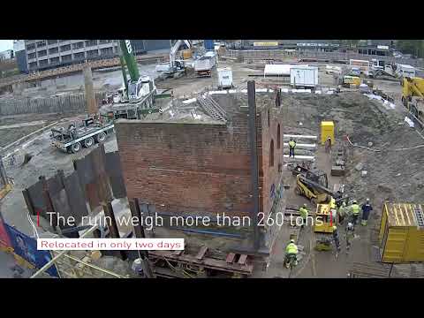 ZÜBLIN A/S – Project Thomas B. Thriges Gade: Ruin Relocation