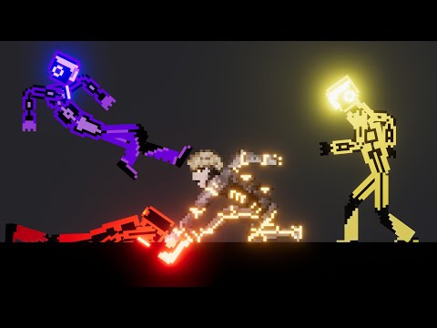 HI - TECH Soldiers Fight Against Genos In People Playground