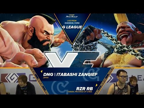 SFV: DNG | Itabashi Zangief vs RZR  RB - G-League 2016 Top 32 - CPT 2016