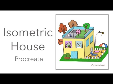 Procreate Isometric House (timelapse)