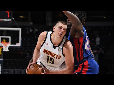 Nikola Jokić drops 27 points and 11 assists in Nuggets win vs. Pistons (04/06/2021)