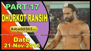(13) Dhurkot Ransih ( Moga) Kabaddi Tournament 21 Nov 2015