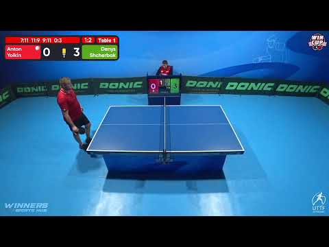 05:30 Anton Yolkin 1 - 3 Denys Shcherbak West 7 WIN CUP 14.12.2022 | TABLE TENNIS WINCUP