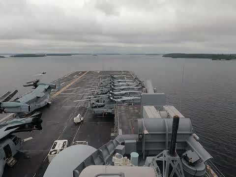 USS Kearsarge (LHD 3) transits to Stockholm for BALTOPS 22