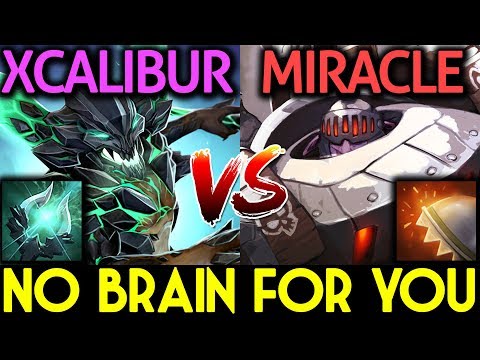Miracle- Timbersaw VS Xcalibur Outworld Devourer Dota 2 | No Brains For You!