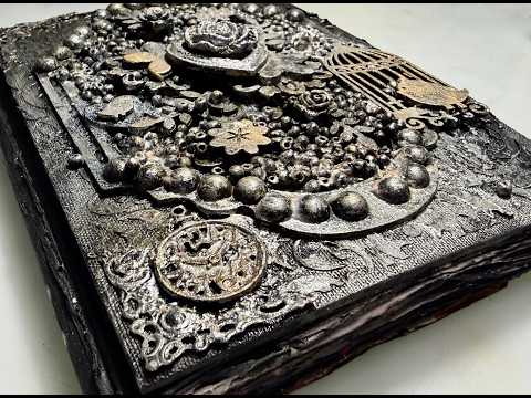 Mixed Media Journal Cover 5 minute tutorial