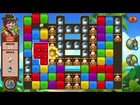 Lost Island Blast Adventure Level 2407 NO BOOSTERS - A S GAMING ✔️