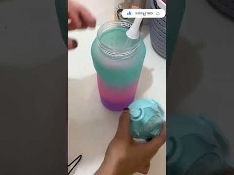 How to assemble straw in the bottle #bottle #fix #shotsfeed #youtubeshorts