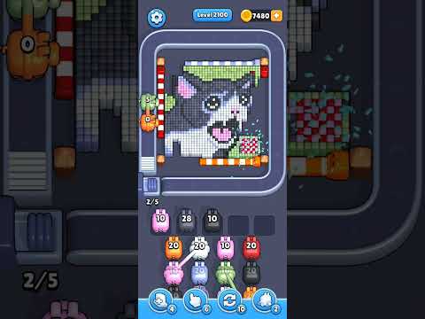 Pixel Flow Level 2100 Walkthrough