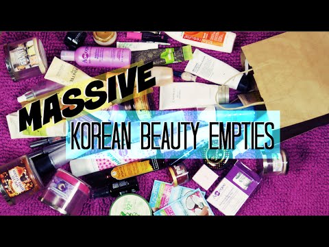 Korean Beauty Empties ♥ Makeup and Skincare Products! The Beauty Breakdown Video