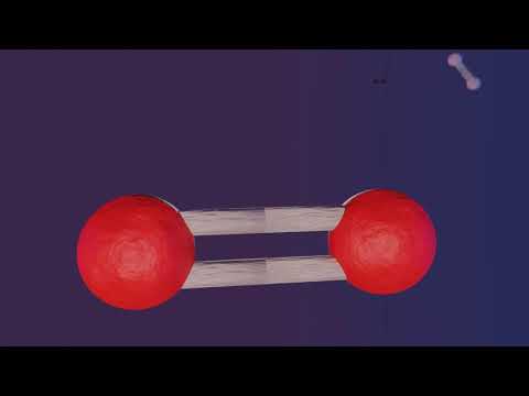 H2O Formation | Chemical reactions visualised | Chemical reactions animation