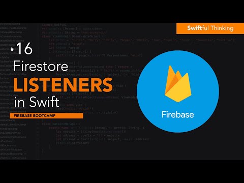 Real-time data updates in iOS app with Firebase Firestore listeners | Firebase Bootcamp #16 thumbnail
